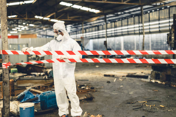 Professional Odor Removal technician working in Corona, CA